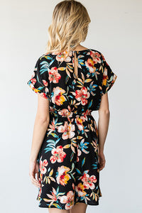 Floral Print Mini Dress